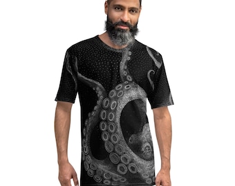 Pulpo impreso: Camiseta para hombre