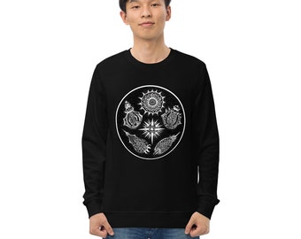 Radiolaria: Unisex organic sweatshirt