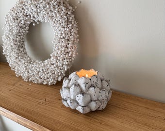 Rustic Acorn Tealight Candle Holder | Neutral Home Decor & Gifts