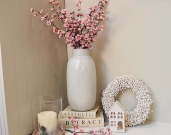 Pink Cherry Blossom Spray Stems | Artificial Faux Flowers