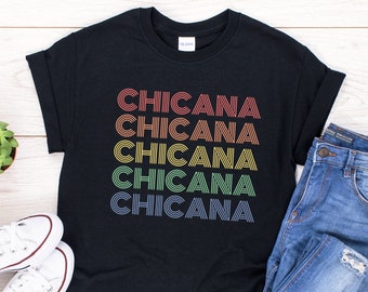 Chicana Latina Womens Shirt /Latina AF Latinx Latina Gift T shirt Short-Sleeve Unisex T-Shirt/ Orgullosa Latina/ Gift for Latina Friend