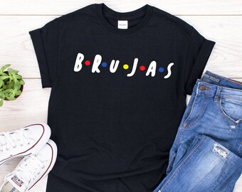 Camiseta Brujas: Día de Muertos Mexicano Halloween Bruja Latina
