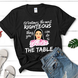 Womens Support Alexandria Ocasio-Cortez AOC Quote Shirt Short-Sleeve Unisex T-Shirt