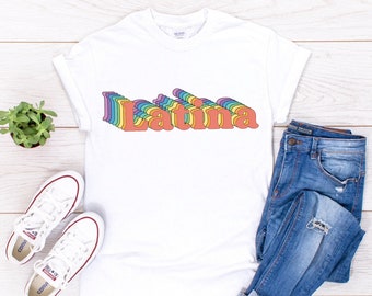 Camiseta Latina AF: Colores de Moda, Orgullo Latino, Regalo para Mamás Latinas