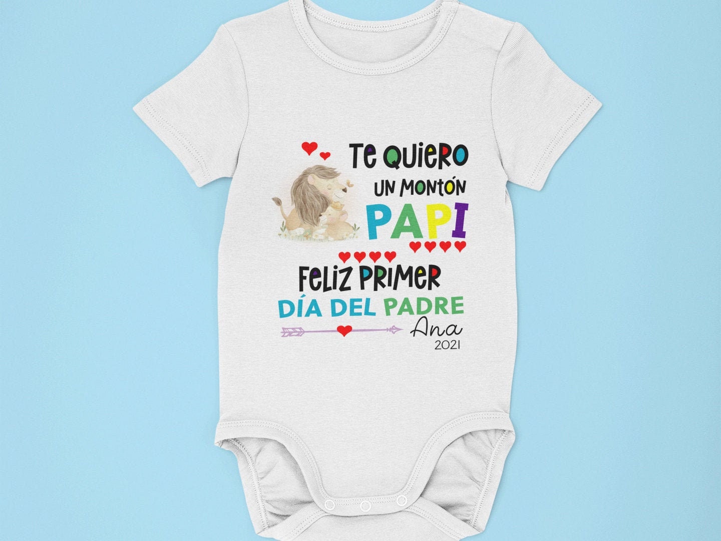 Regalo Para Papa/baby Short Sleeve One Piece First - Etsy