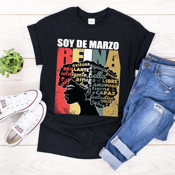 Womens Chicana Latinx Afro Latina Vintage Gift for March