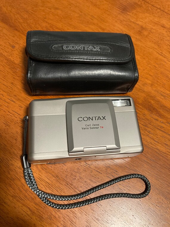 Contax T VS III Camera With Carl Zeiss Vario Sonnar T Lens Free 
