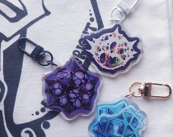 Hexcore 2'' Charms and Stickers- Hextech, Corrupt, Anomaly- Viktor and Jayce