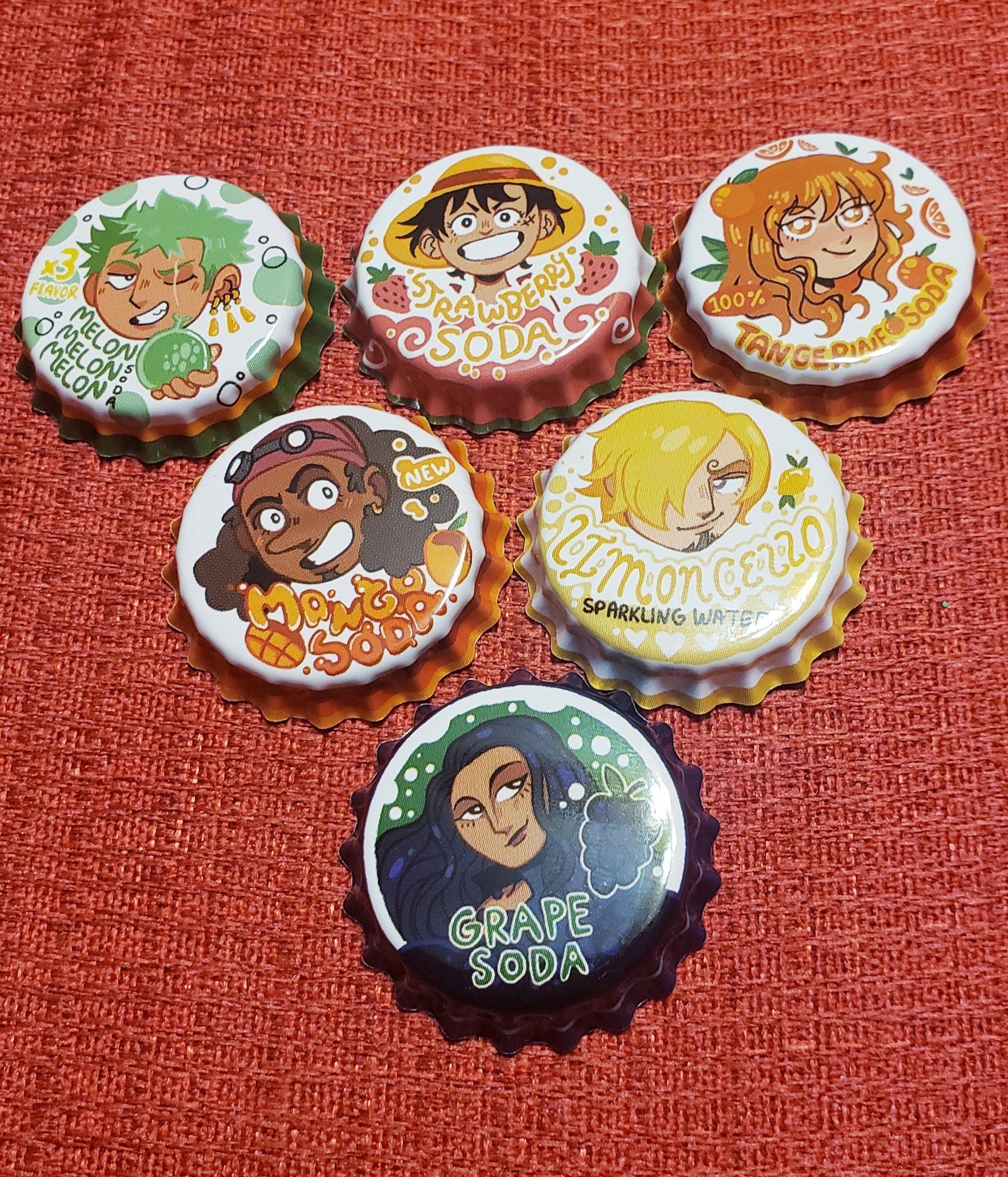 【THE MOZZ】Baron Button One Piece One Piece Can Badge Button Roronoa Zoro Sea Rest Baratie
