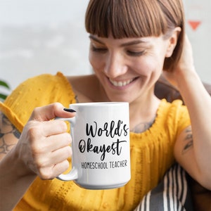 Welt okayste Homeschool Lehrer Tasse | Muttertagsgeschenk | Quarantäne Mama Geschenk | Stay Home Mom | Homeschool Geschenk für Mama
