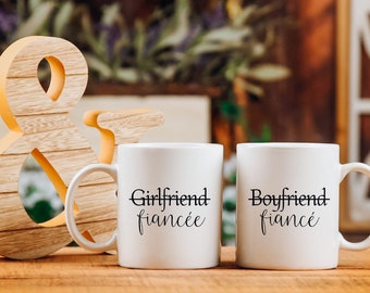 Girlfriend-Fiancee | Boyfriend-Fiance | Wife | Husband | Hubby | Newly Engaged Gift | Married Gift | Mr and Ms | Gift Fiancée | Wife Gift