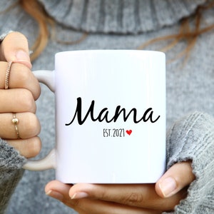 Mom Established Mug | Mug Est. Custom Mug | New Mom Mug | New Mom Gift | Personalized Gift For Mom | Custom Mug For Mom | Mother's Day Gift