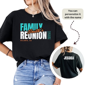 Chemises de réunion de famille, chemise de réunion de famille vintage, chemises de réunion de famille personnalisées, chemises de famille assorties, cadeau de réunion de famille personnalisé