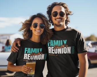 Personalized Family Reunion Shirt: Matching Cotton Tees