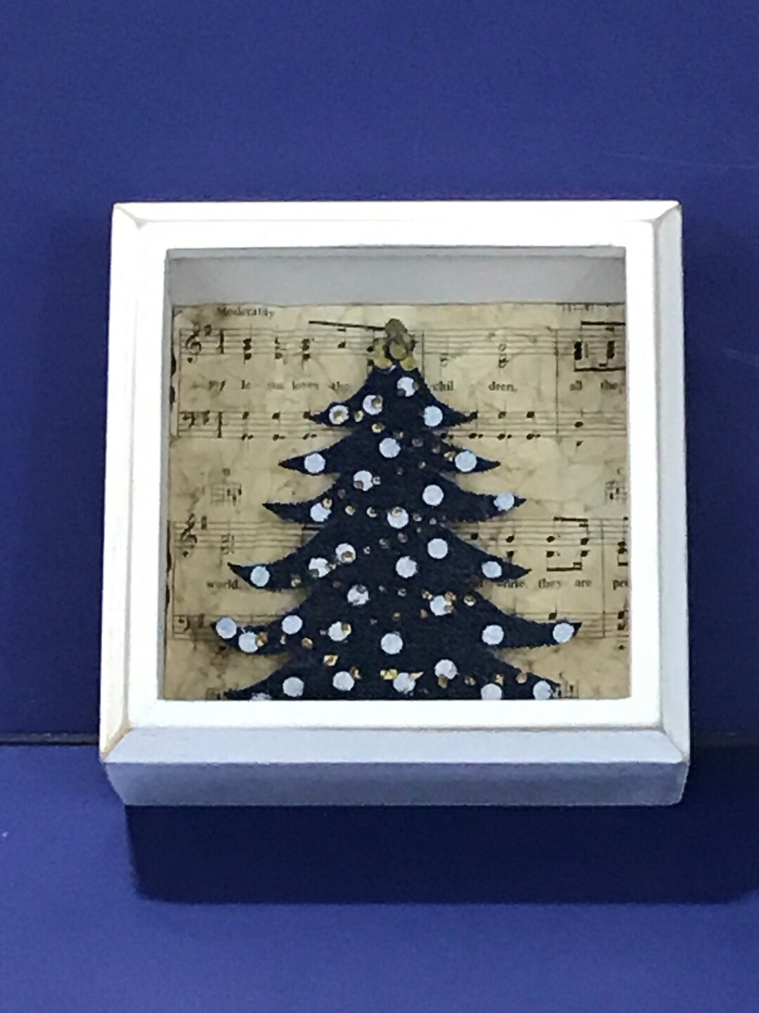 Christmas Tree Shadow Box Etsy