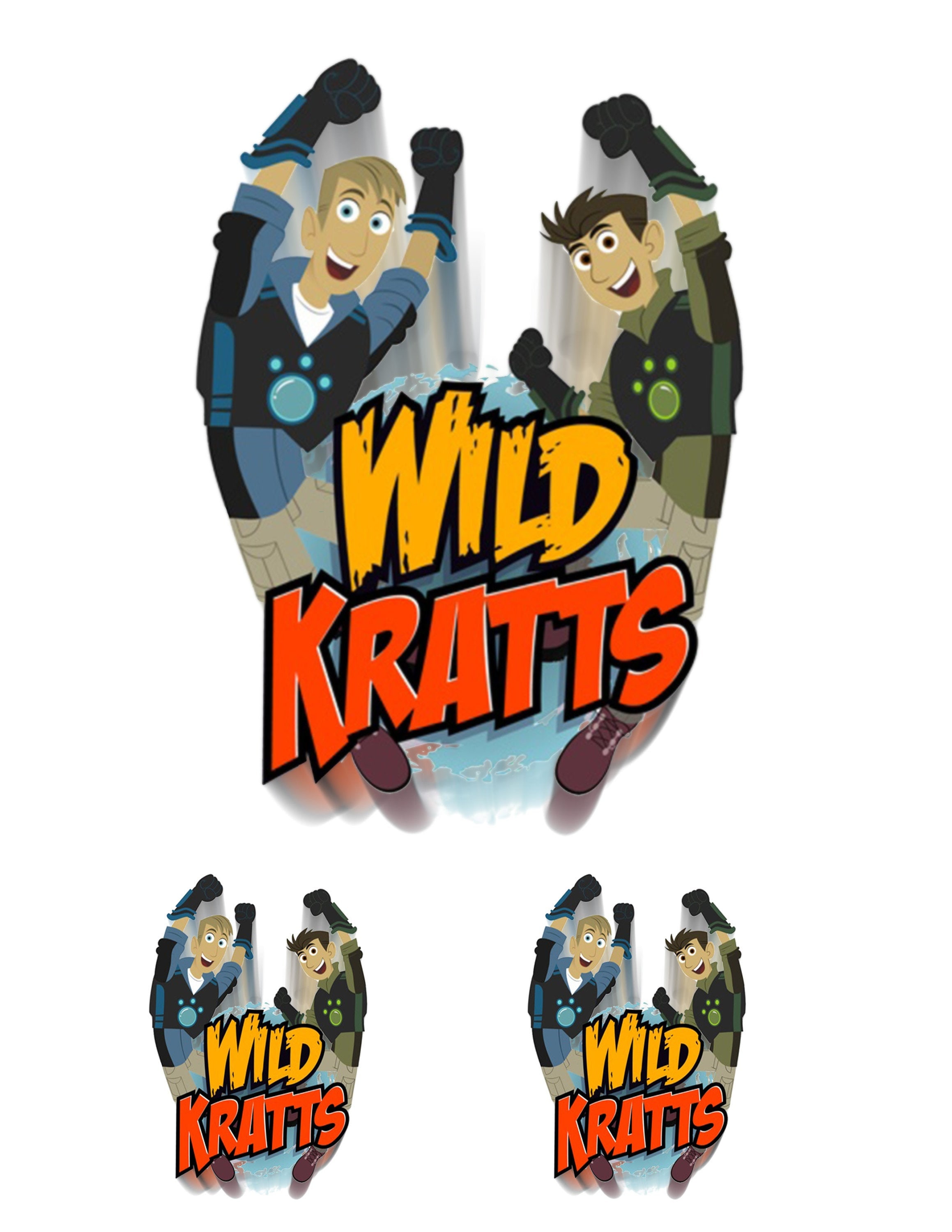 STICKERS Wild Kratts Decals 7 and Pair of 3 Etsy