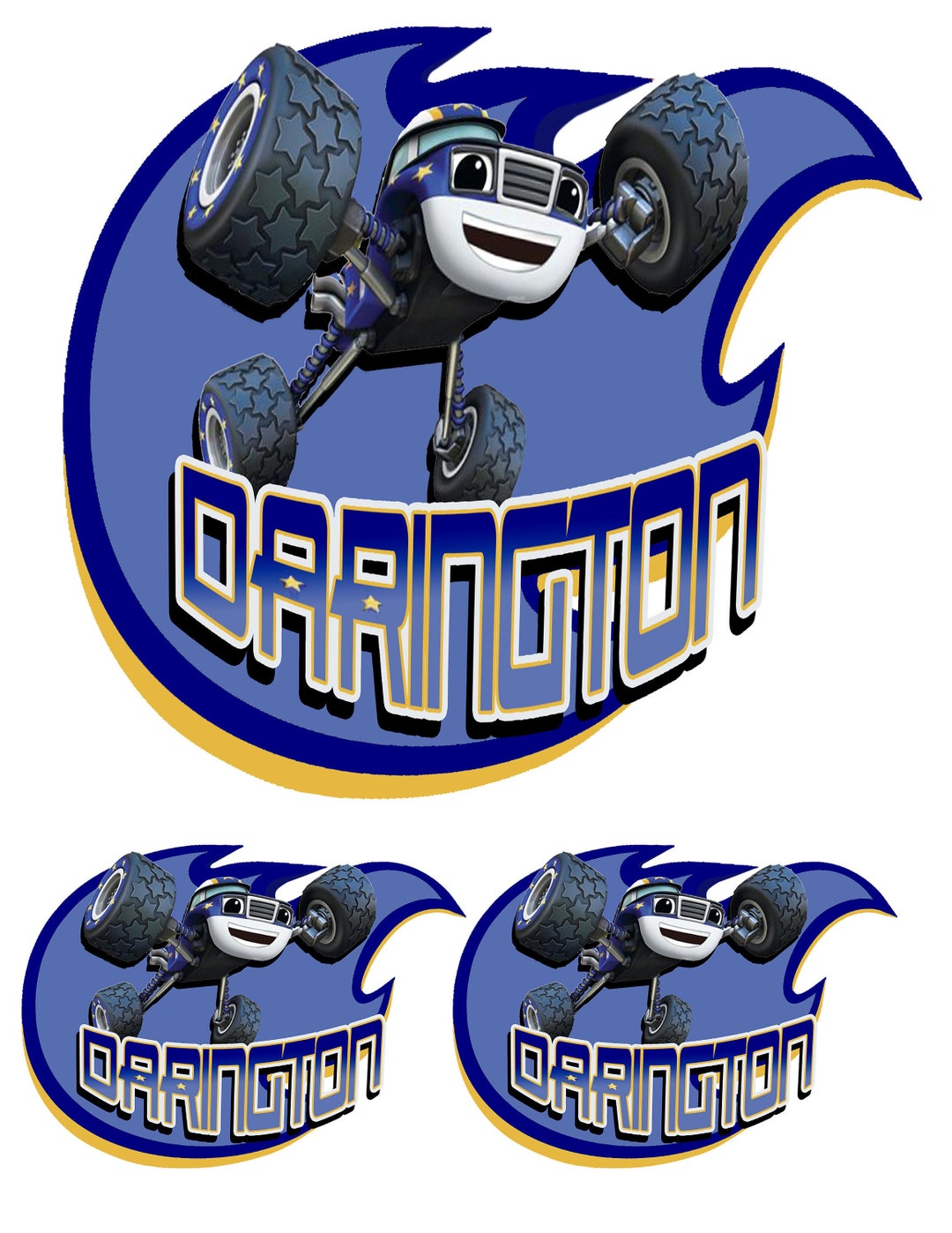 Darington Car Animation, blaze, sticker, cartoon png