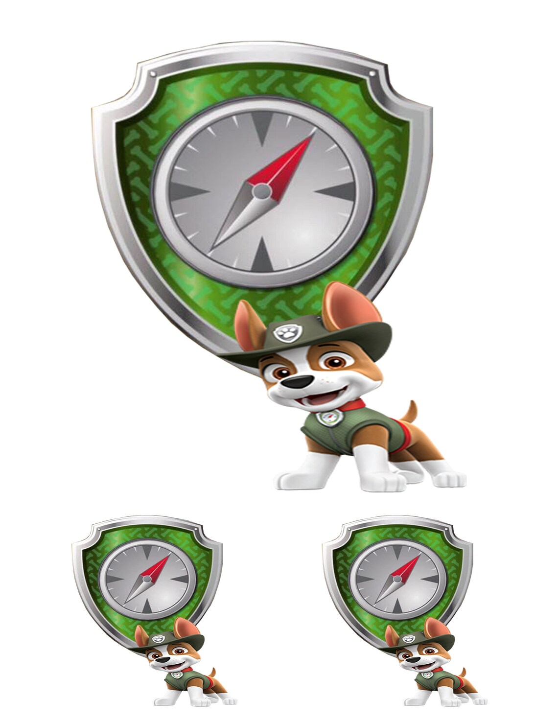 STICKERS Paw Patrol Badge Tracker Decals 7 and Pair of Etsy