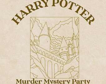 Wizard World Themed Murder Mystery Dinner Party Game **9-10 Player Version