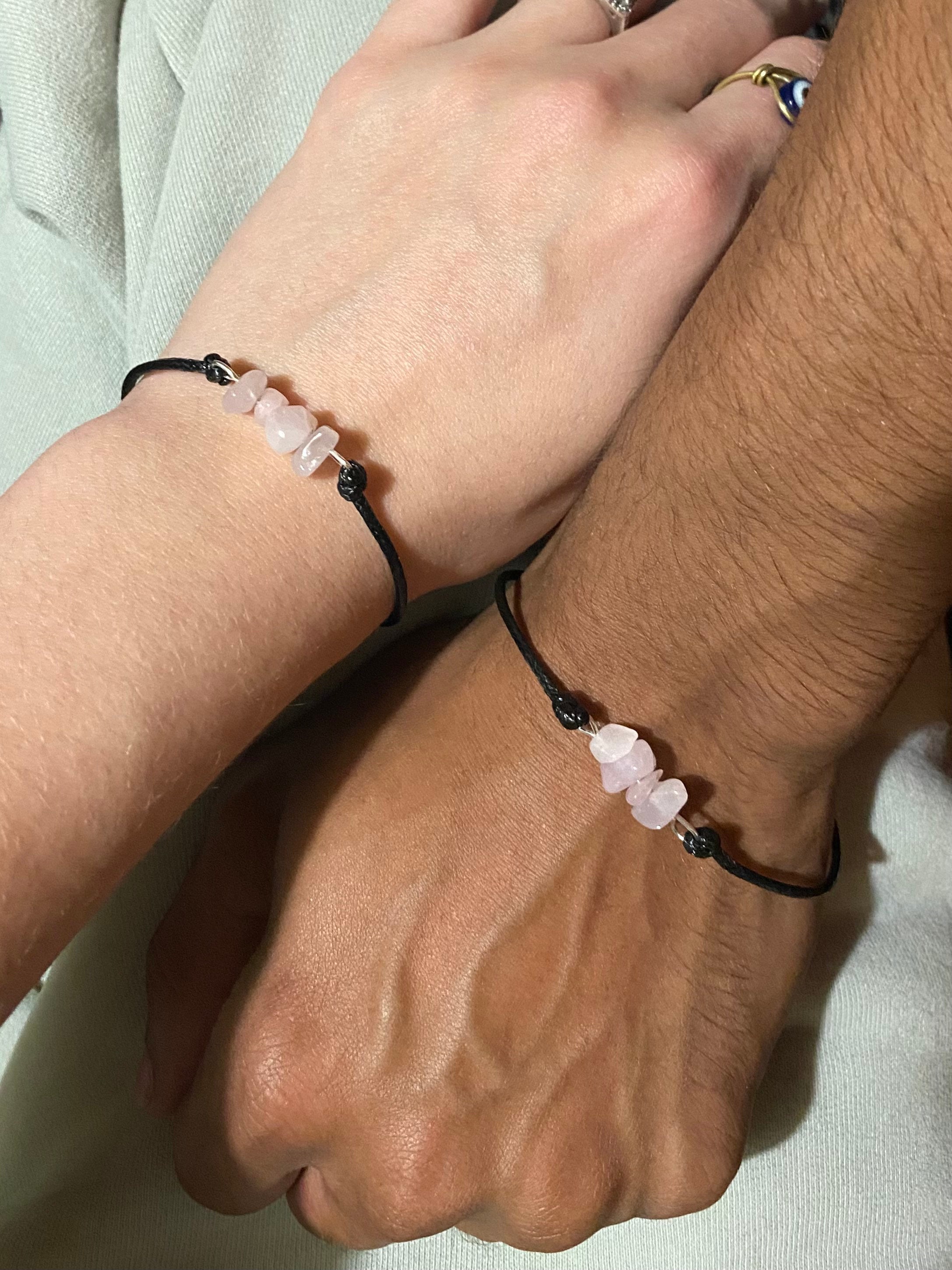 Matching Rose Quartz Bracelets Couples Matching Bracelets