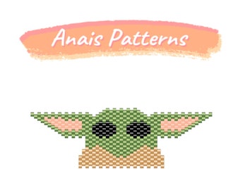 Padrão de peiote Baby Yoda miyuki, padrão de 4 de maio yoda, padrão de Star Wars em ponto de tijolo, que o quarto esteja com você pdf