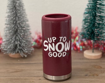 Christmas Skinny Can Cooler