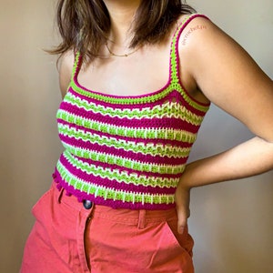 Crochet Top Pattern PDF -Flora Multiverse Top