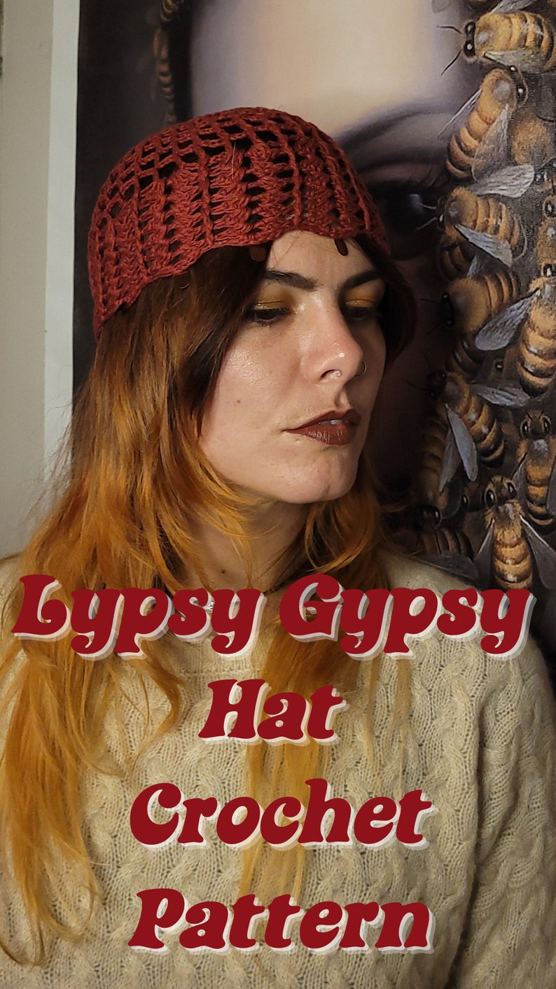 Lypsy Gypsy Crochet Hat PDF Pattern Etsy