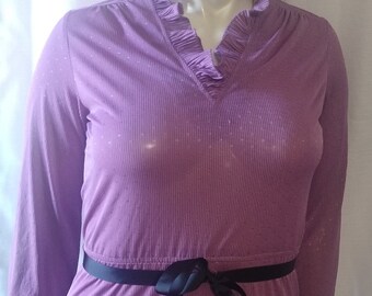 Vintage purple collared dress