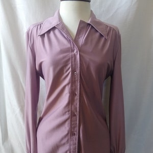 Vintage purple collared shirt