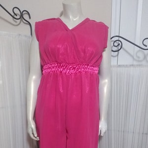 Vintage pink disco jumpsuit