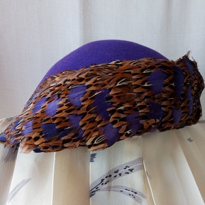 Vintage purple beret