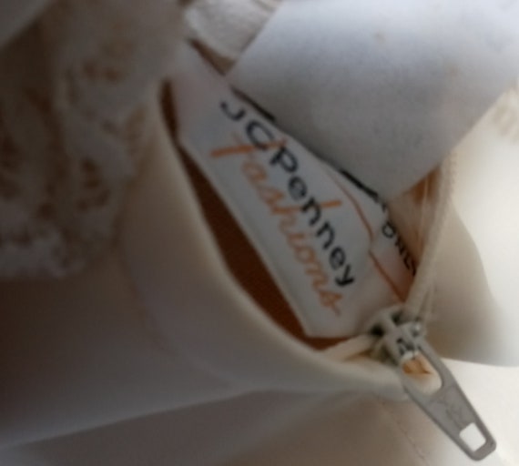 Vintage off white two piece wedding gown - image 10