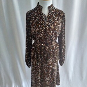Vintage black two-piece skirt set