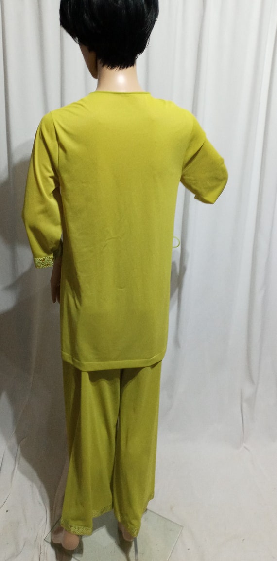 Vintage lime green pajama set - image 7