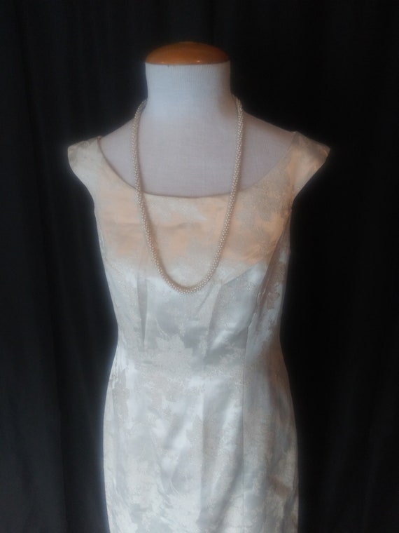 Vintage silver wiggle dress - image 1