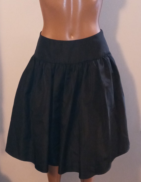 Vintage black full skirt - image 2