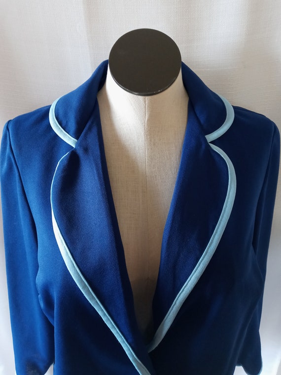 Vintage blue two toned jacket