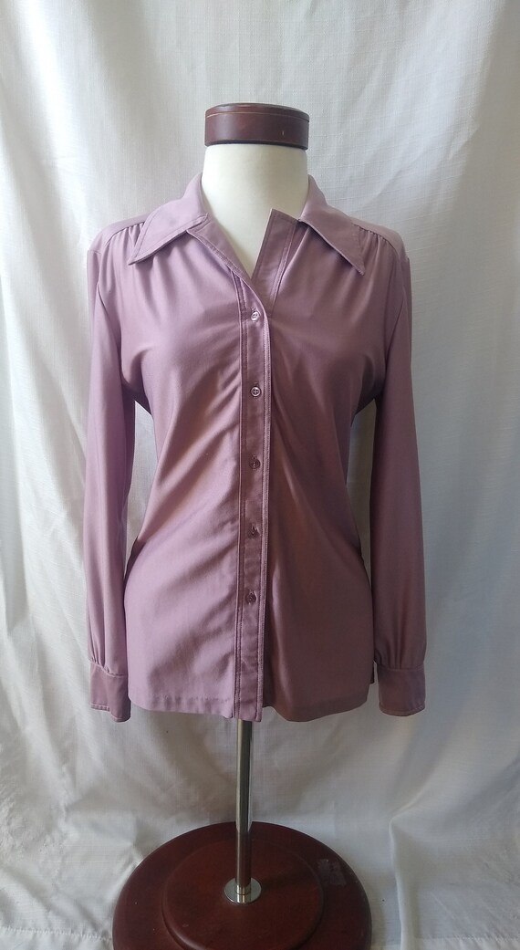 Vintage purple collared shirt