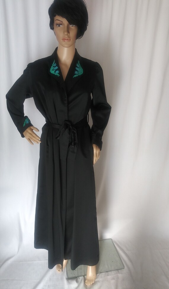 Vintage black robe