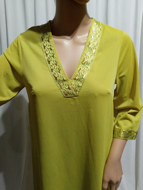 Vintage lime green pajama set