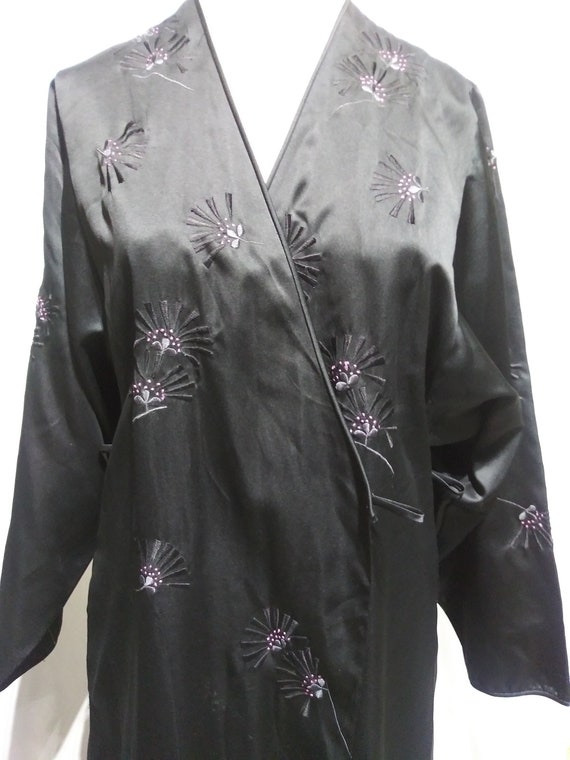 Vintage black and purple robe - image 2
