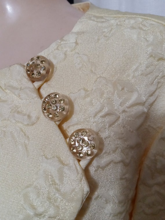 Vintage yellow wrap jacket - image 6