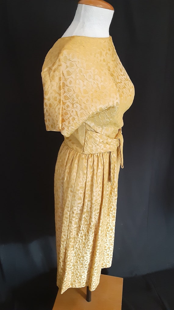 Vintage saffron yellow dress Gem
