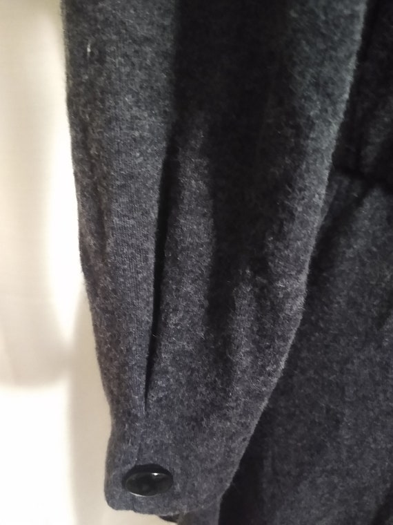 Vintage grey knit dress - image 7