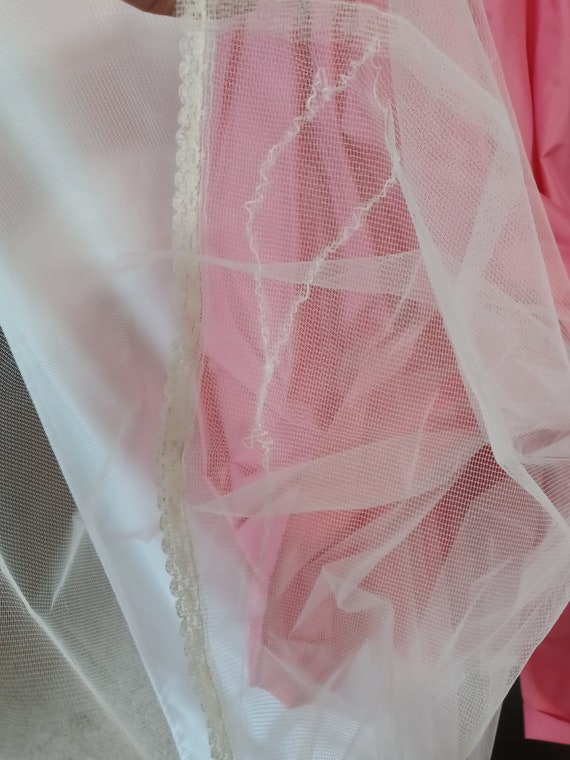 Vintage bubblegum pink prom dress - image 10