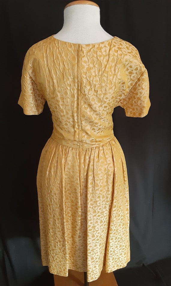 Vintage saffron yellow dress Gem