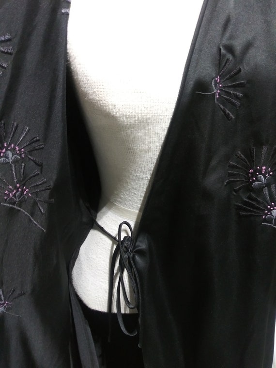 Vintage black and purple robe - image 6