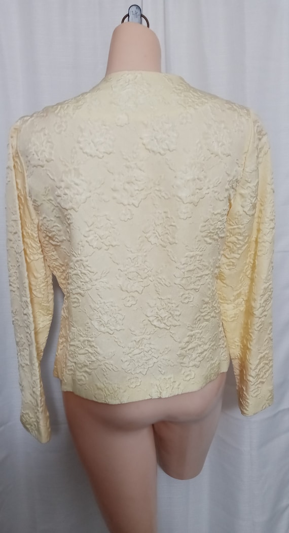 Vintage yellow wrap jacket - image 10