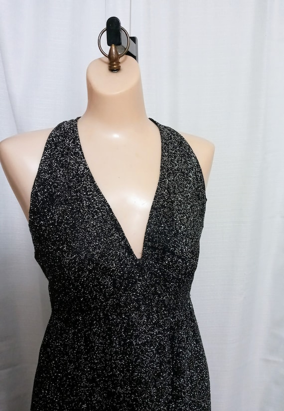 Lame Halter Gown